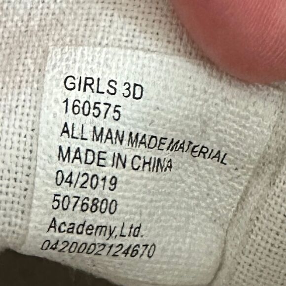 Austin Trading Co. Company Girls Leopard Casual Tennis Shoe Sneaker size 3 - Picture 9 of 9